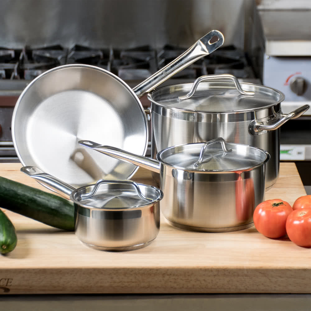 stainless steel pots and pans