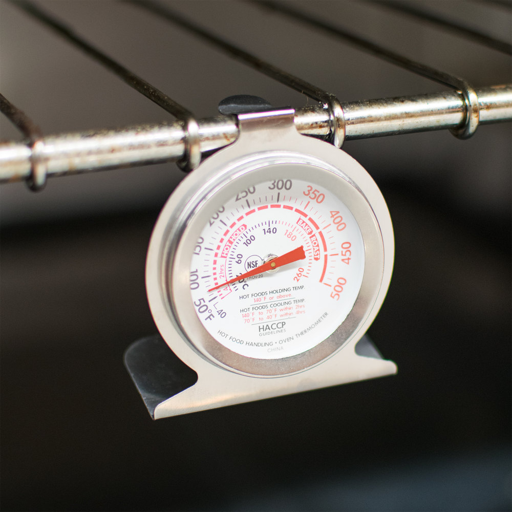 2 Dia. Oven Thermometer With Hanging Hook & Standing Panel in Thermometers  from Simplex Trading