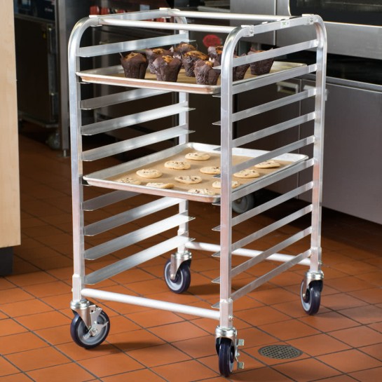 Aluminum sheet pan rack sale