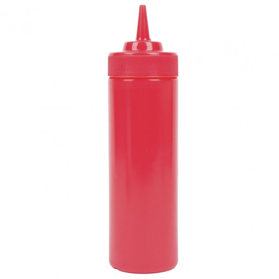 12oz Red Squeeze Bottle With Wide Mouth in Squeeze Bottles from Simplex ...
