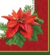 Holiday Poinsettia Lunch Napkins