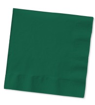 Hunter Green Beverage Napkin