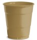 Plastic 12oz Cup Glittering Gold